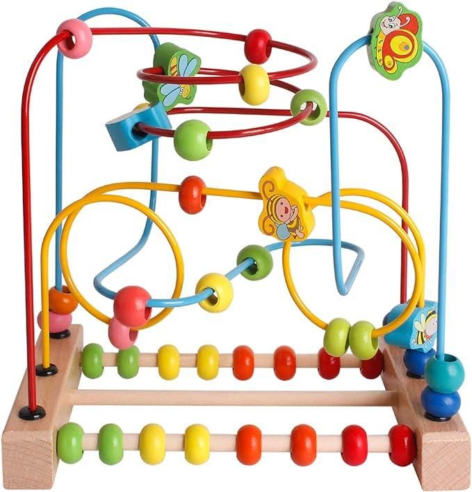 ANIMAL ROUND BEAD WOODEN TOY
