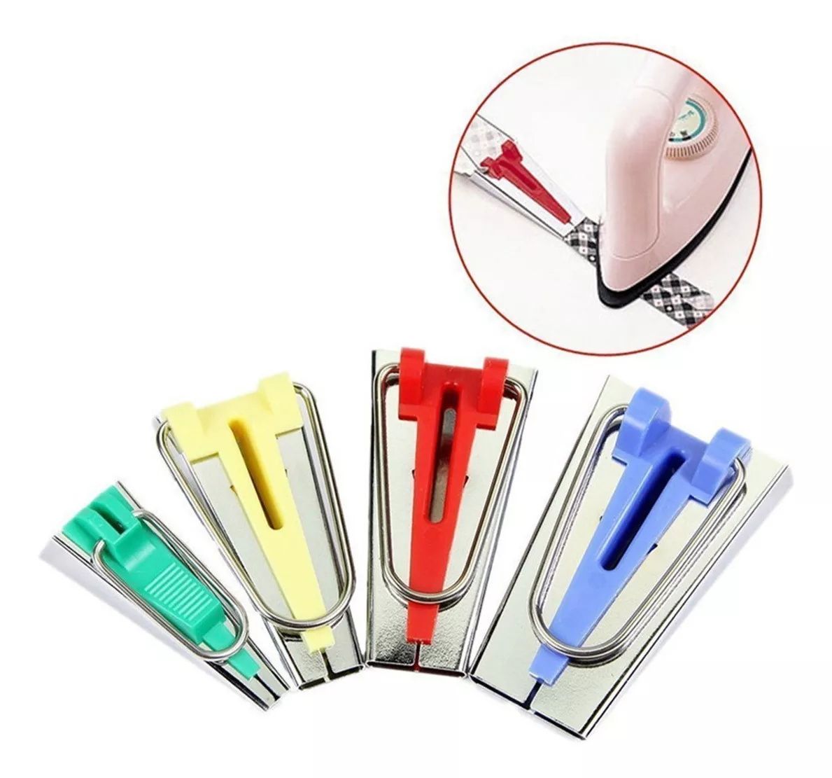 62Pcs Bias Tape Makers Set - Sewing Fabric Bias Tape Making Kit