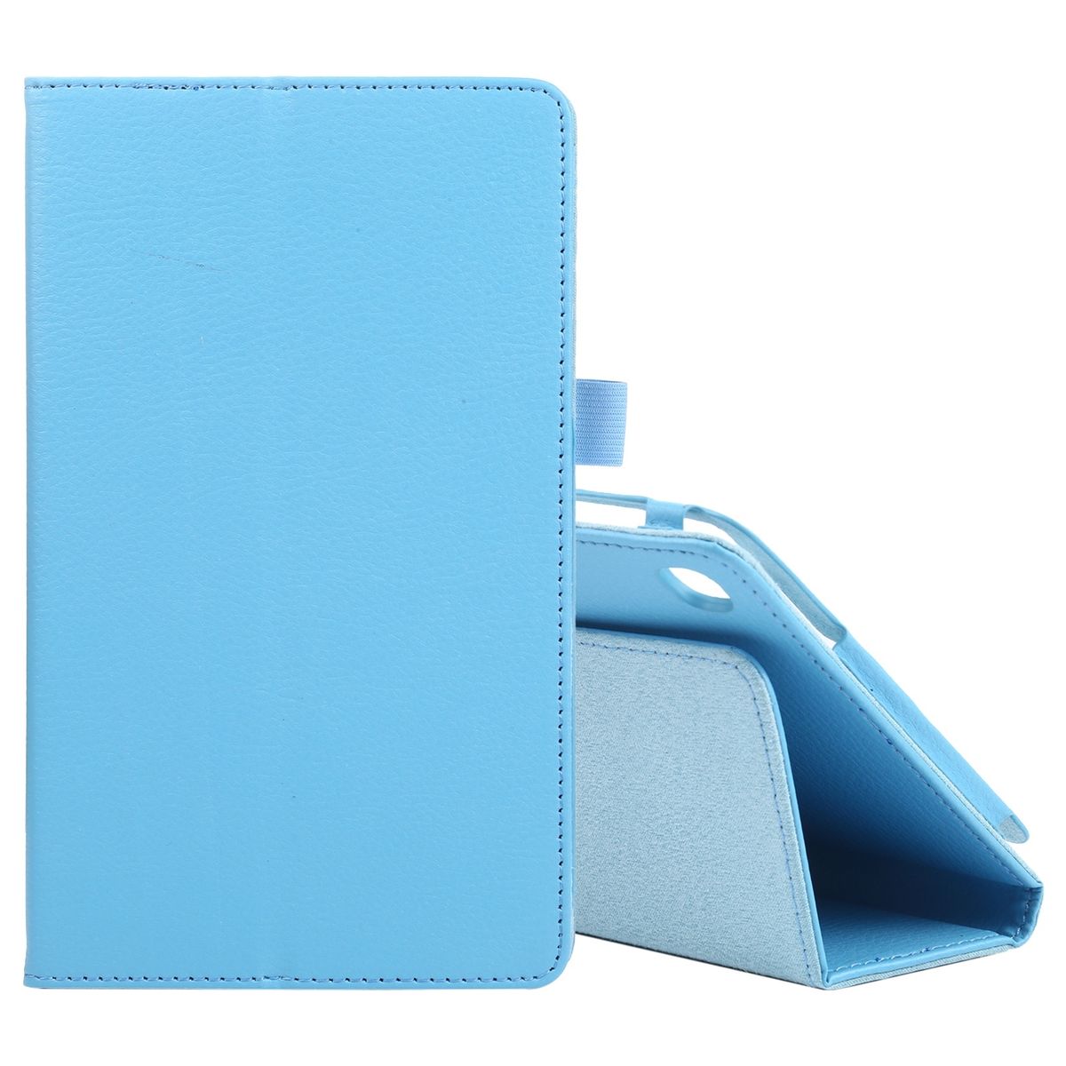 For Samsung Galaxy Tab A7 Lite T220 / T225 Leather Case (Sky Blue)