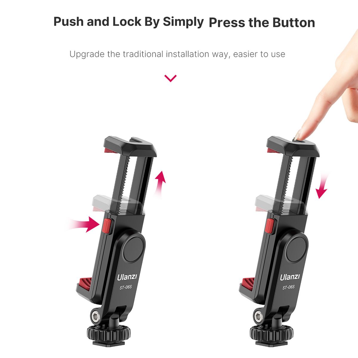 ST-06S Portable 360° Rotation Tripod Phone Mount Holder