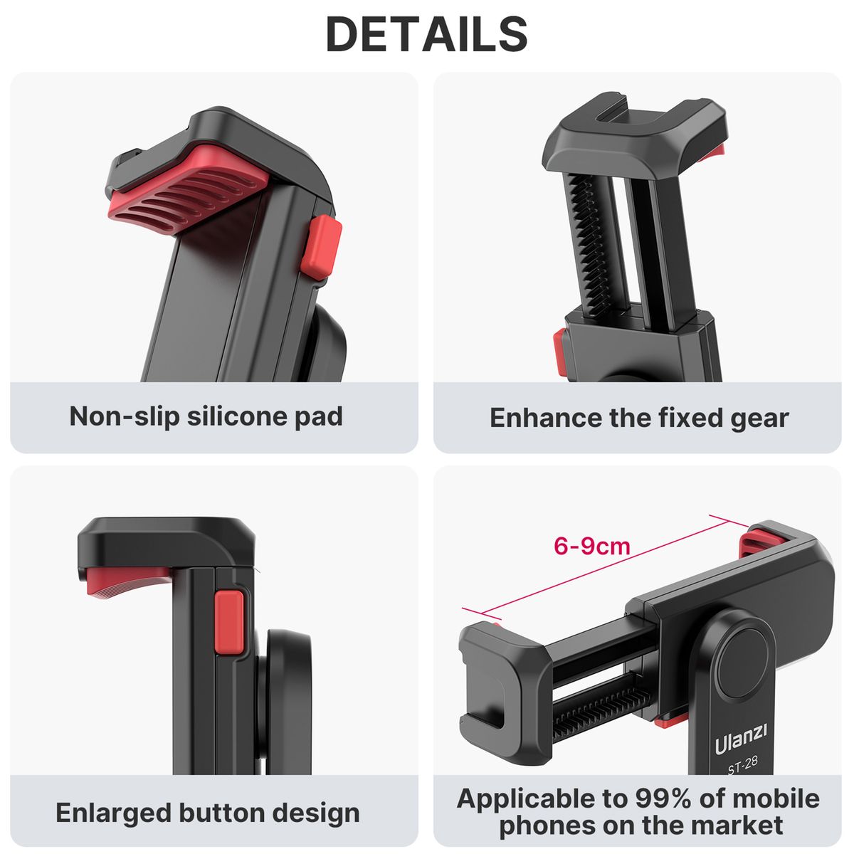 ST-06S Portable 360° Rotation Tripod Phone Mount Holder
