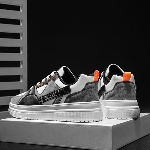 2021 Mens Casual Classic Shoes Board Sneakers-Grey
