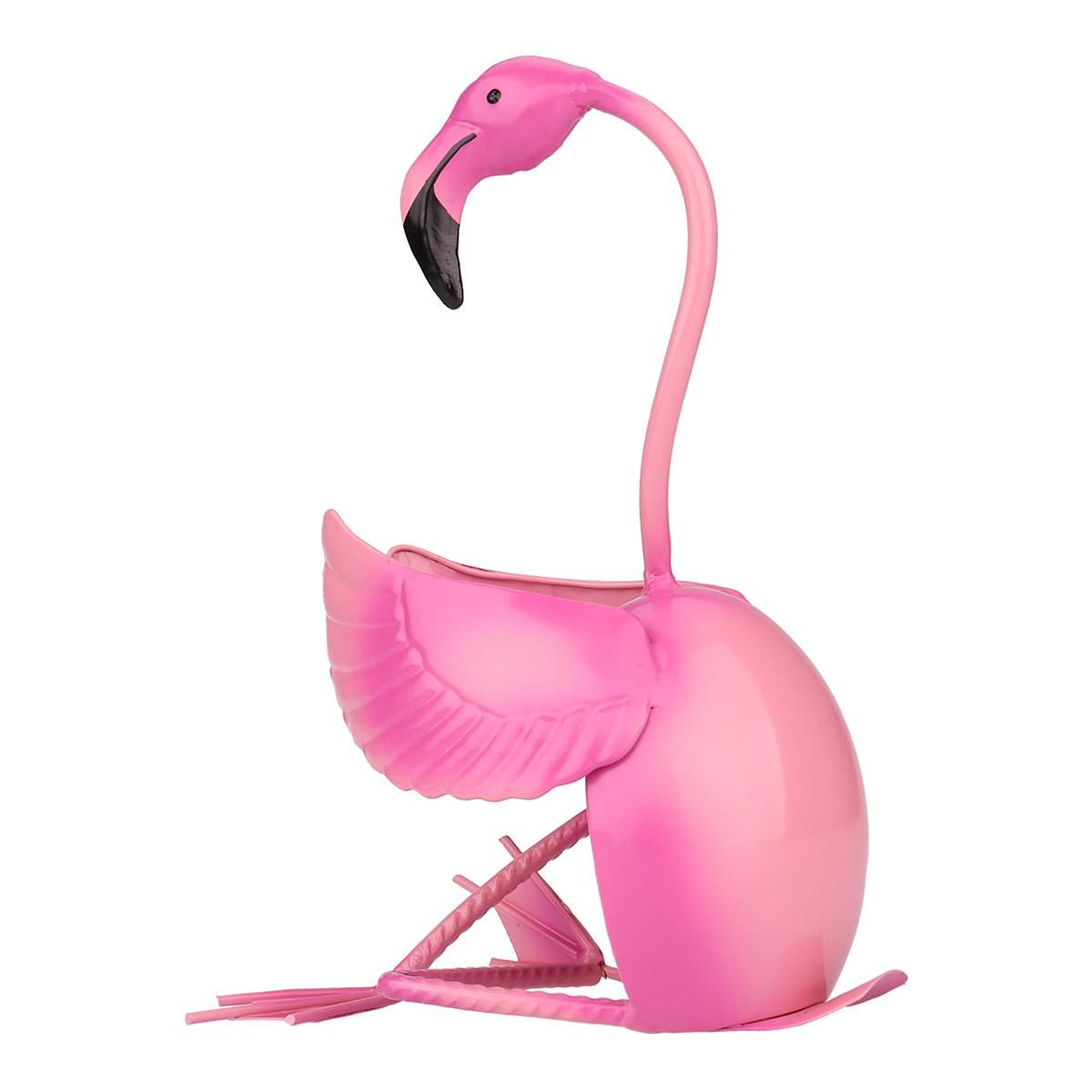 TOOARTS Flamingo wine holder Wine shelf Metal sculpture Practical sculpture Home decoration Interior decoration Crafts