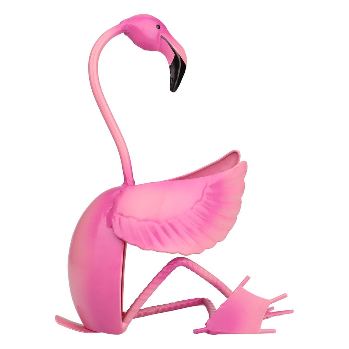 TOOARTS Flamingo wine holder Wine shelf Metal sculpture Practical sculpture Home decoration Interior decoration Crafts