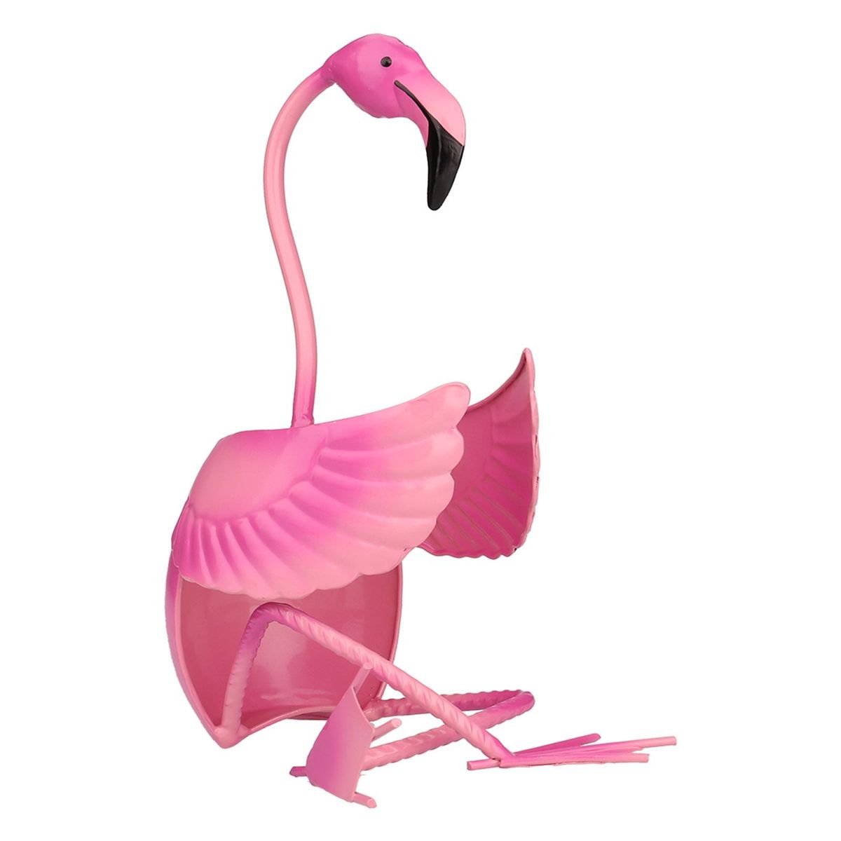 TOOARTS Flamingo wine holder Wine shelf Metal sculpture Practical sculpture Home decoration Interior decoration Crafts