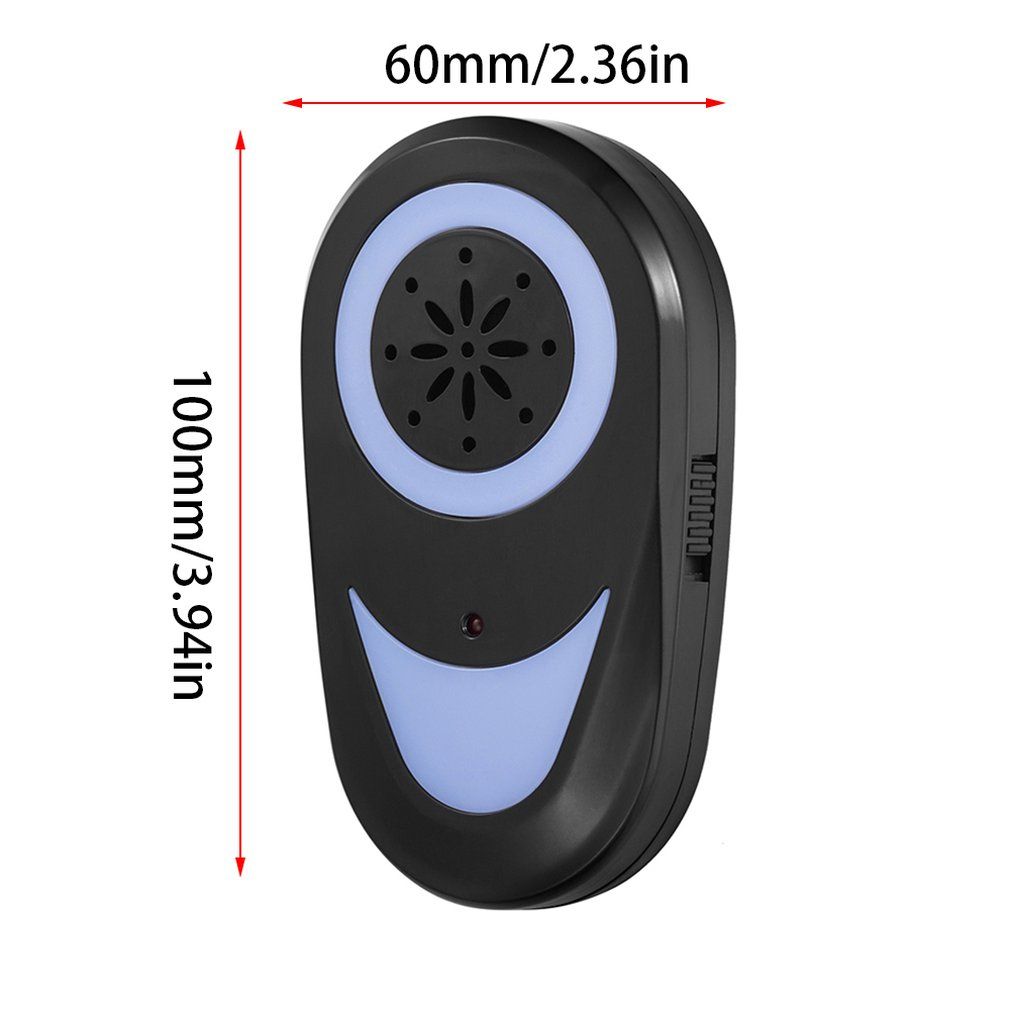 OR Night Light Electronic Insect Repellent Ultrasonic Mouse Roach Black
