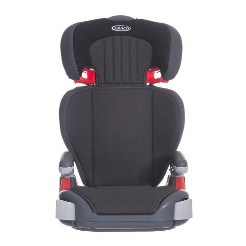 JUNIOR MAXI HIGH BACK BOOSTER CARSEAT, MIDNIGHT BLACK