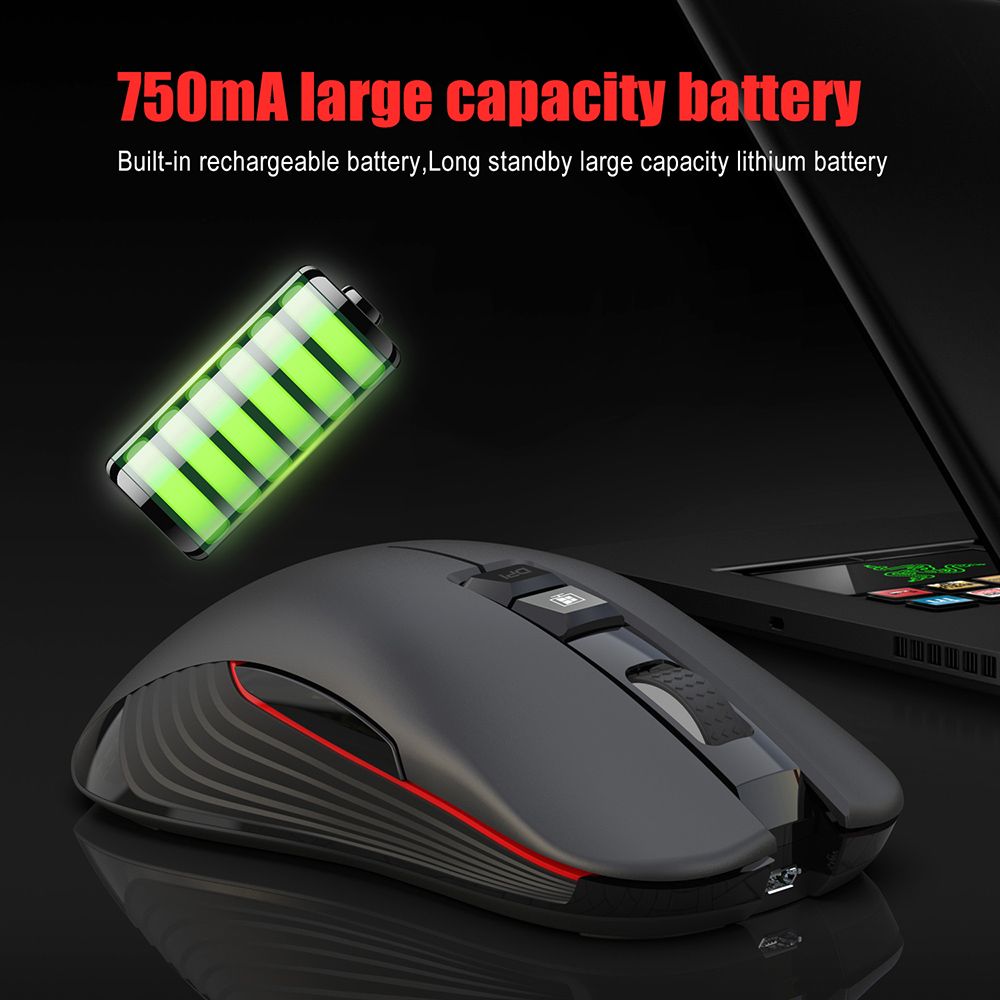 Wireless Mouse Rechargeable Mice Optical 3600DPI