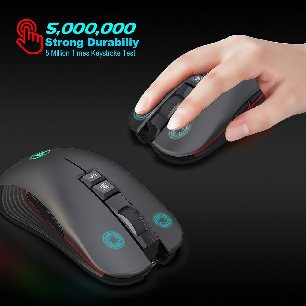 Wireless Mouse Rechargeable Mice Optical 3600DPI