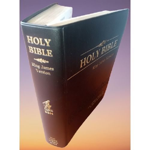 KJV Large Print With Words Of Christ In Red & Read Along References,All Year Bible Reading Planner