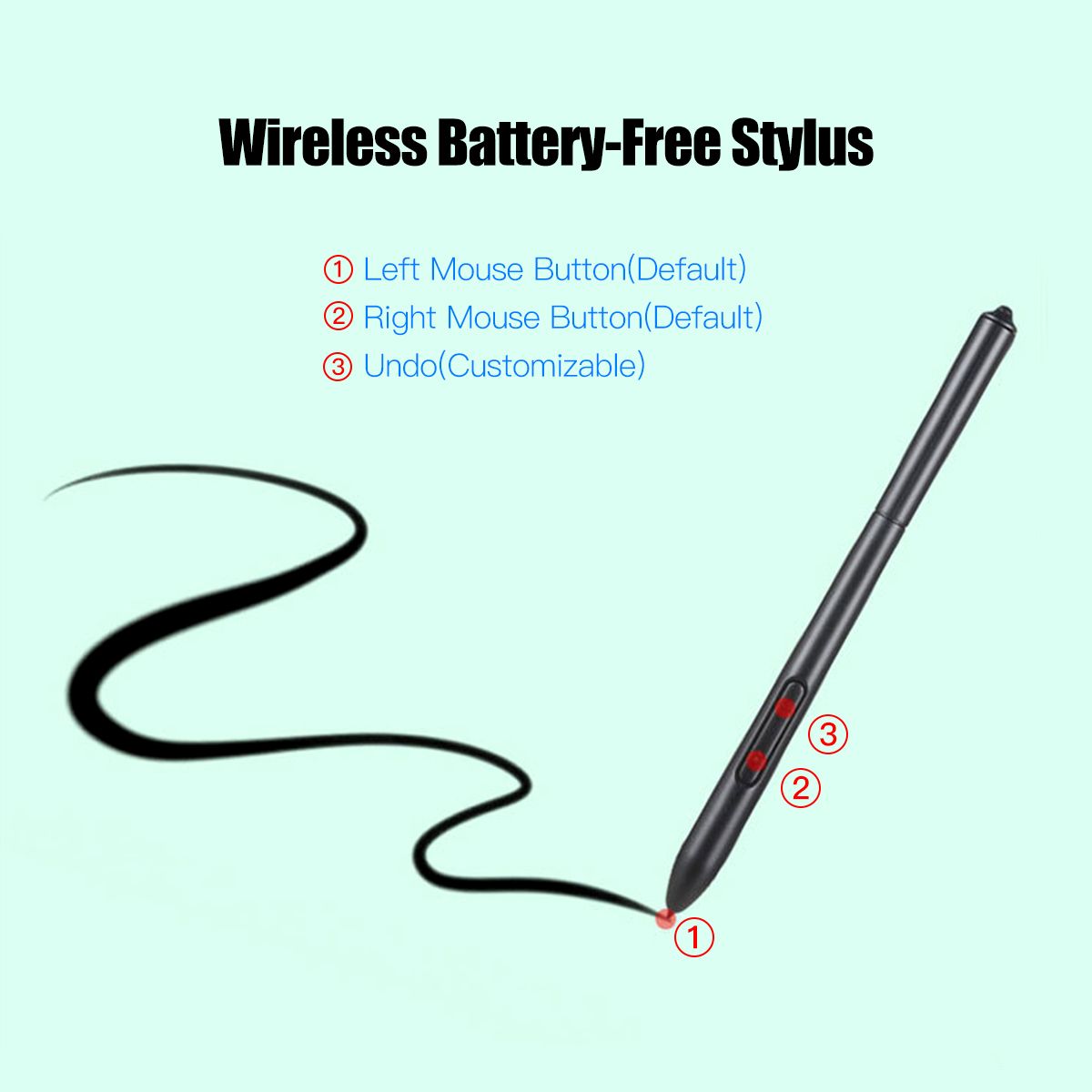 10x6 Inch Professional Graphic Drawing Tablet 12 Express
