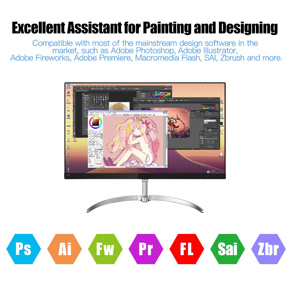 10x6 Inch Professional Graphic Drawing Tablet 12 Express