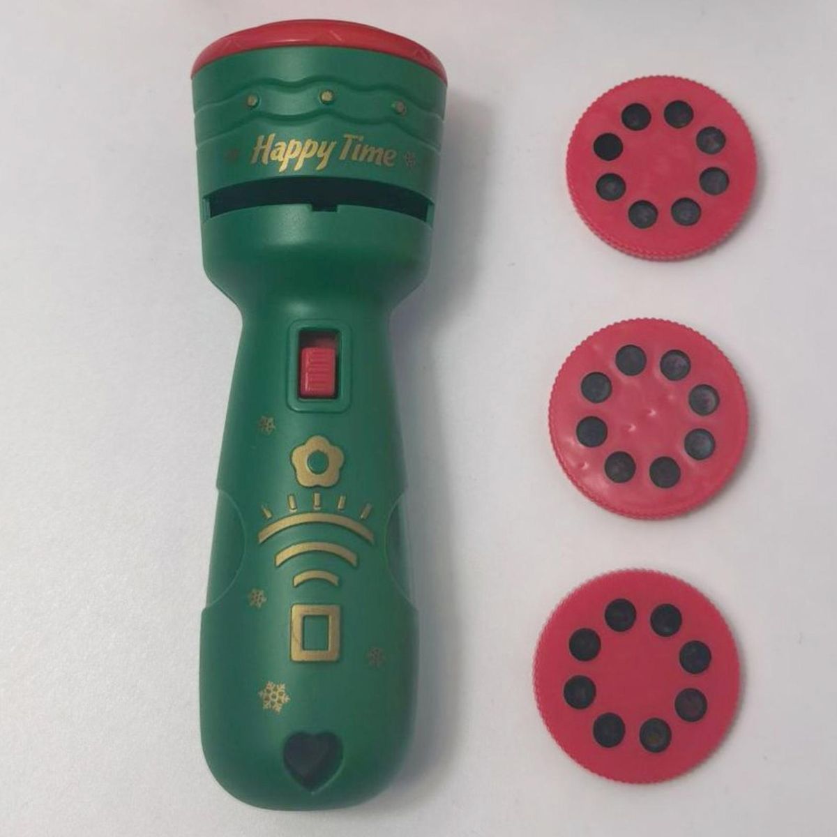 1 S Christmas Flashlight Flashlight Christmas Basket Stuffer Green