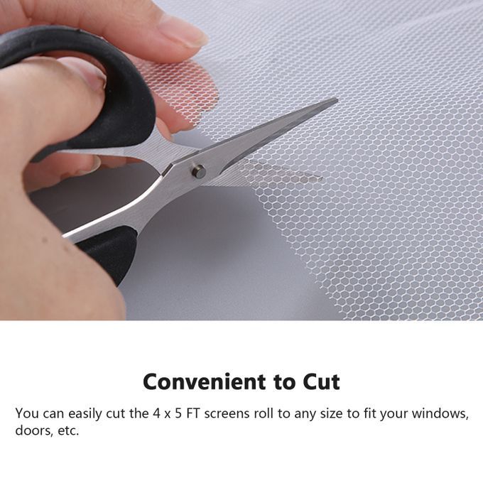Window Mesh Screen 4 X 5 FT Screen Roll Screen Replacement-
