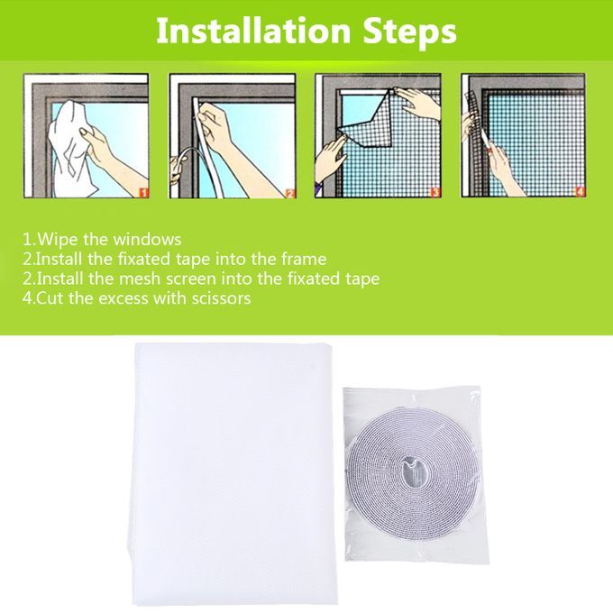 Window Mesh Screen 4 X 5 FT Screen Roll Screen Replacement-
