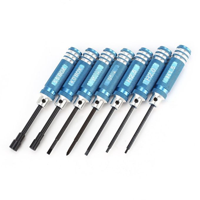 7p S   Straight  Ross S Rewdriver Sleeve Tools Nut Wren H Kit For R  Model-Blue