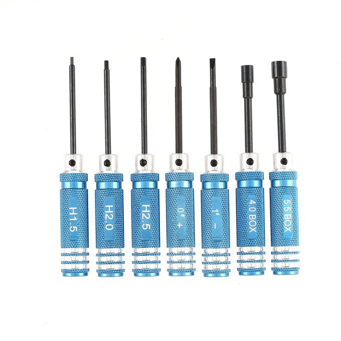 7p S   Straight  Ross S Rewdriver Sleeve Tools Nut Wren H Kit For R  Model-Blue