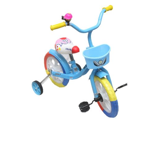 Kid's Bicycle With Training Wheels -Blue and multi Color