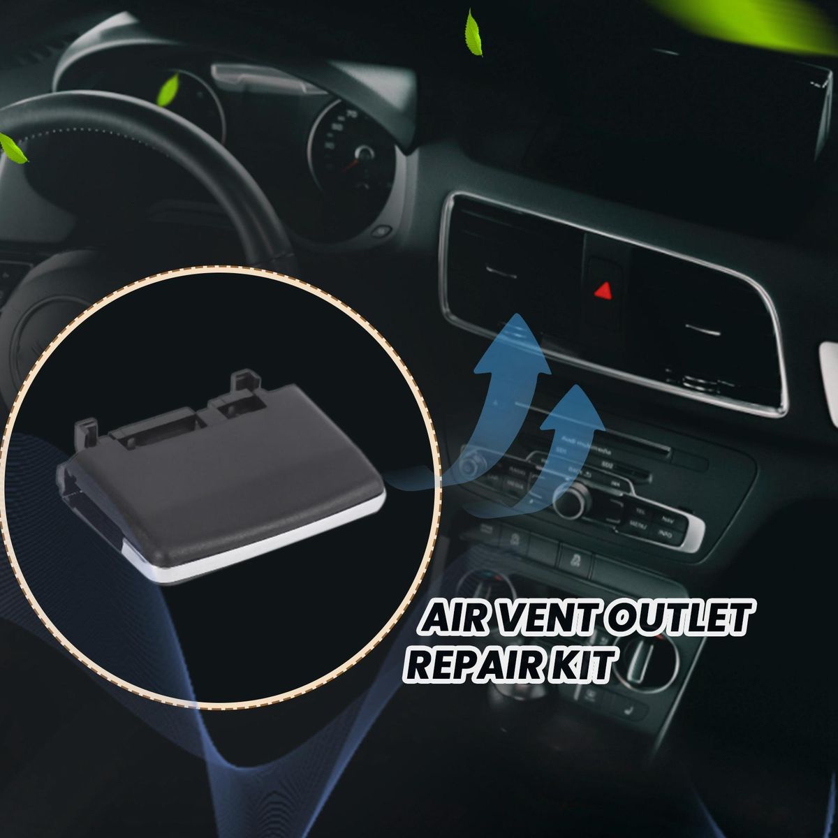 AC Outlet Tab Clip Repair Kit for W204 C180 C200 C260