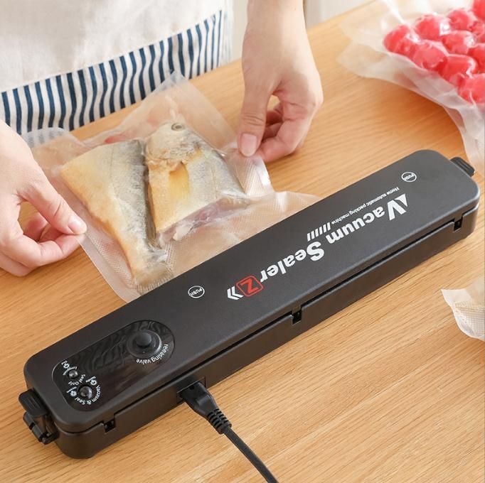 Foreign trade cross-border vacuum packaging machine household kitchen mini small plastic sealing machine preservation machine automatic vacuum sealing machine US standard + 10 vacuum bags