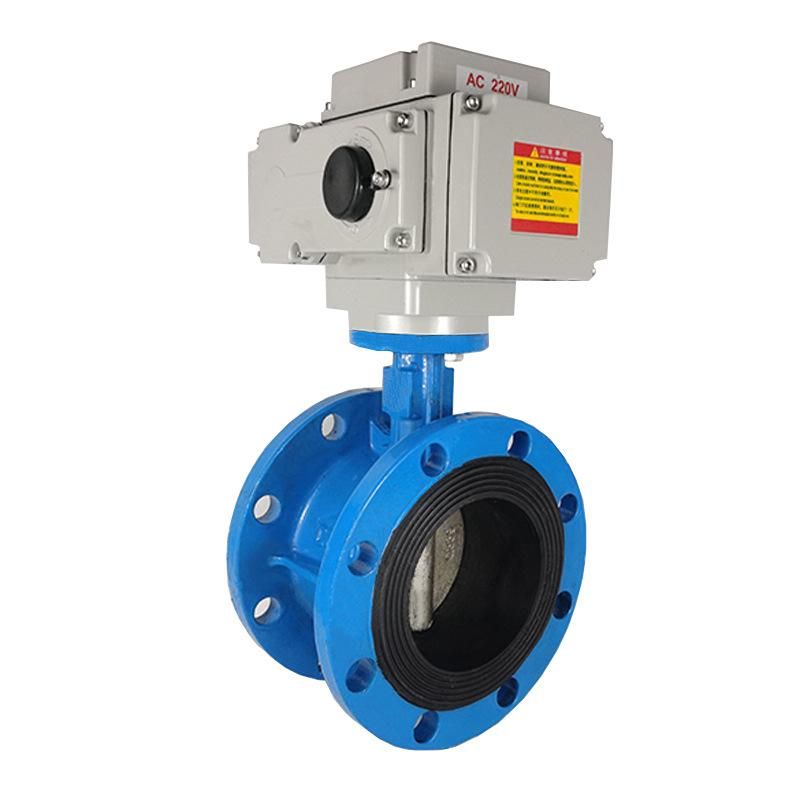 D941X-16 Electric Flanged Butterfly Valve Electric Butterfly Valve DN50 65 80 100 125 150-1000