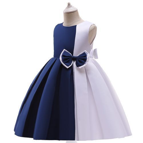 Girls Children Kids Sleeveless Dinner Party Princess Dress Ball Gown