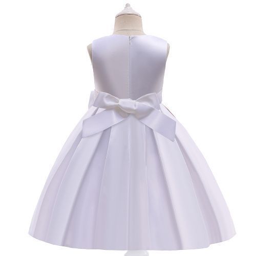 Girls Children Kids Sleeveless Dinner Party Princess Dress Ball Gown