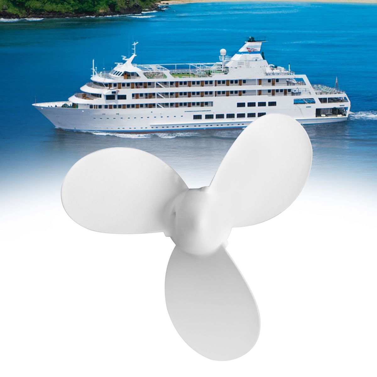 7 1/4X5-A Boat Propeller Outboard Motor Propeller 3 Blades