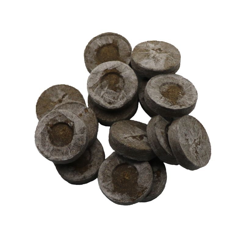 Nursery Block Peat Pellets For Garden Flowers Planting Agriculture Green Soil Block For Seedling Cultivation 10 Pcs