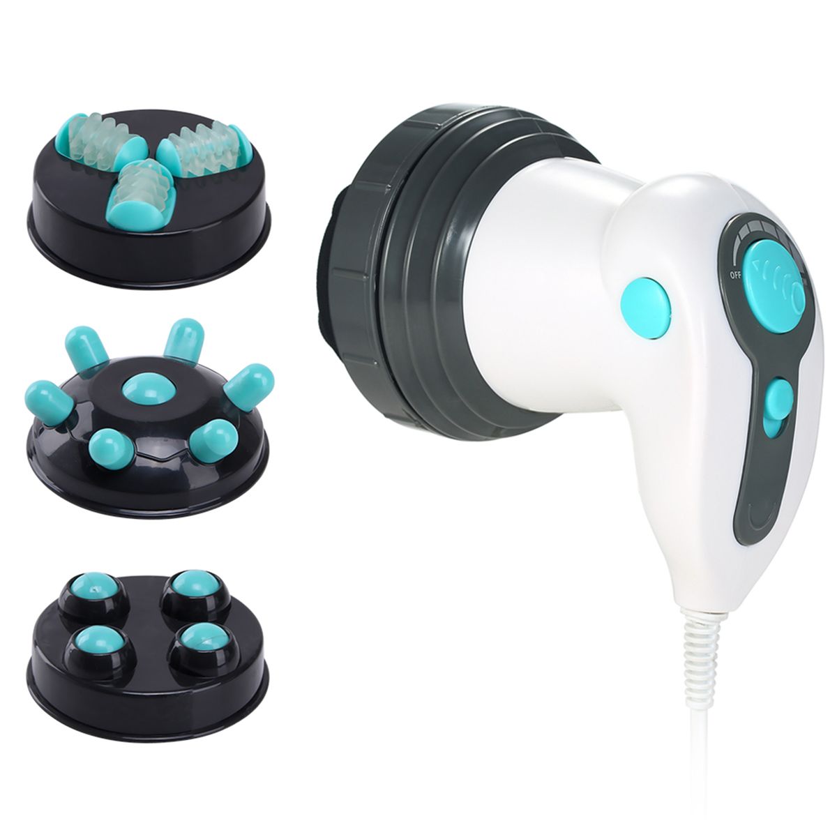 Handheld Fat Cellulite Remover Electric Body Massager With 3