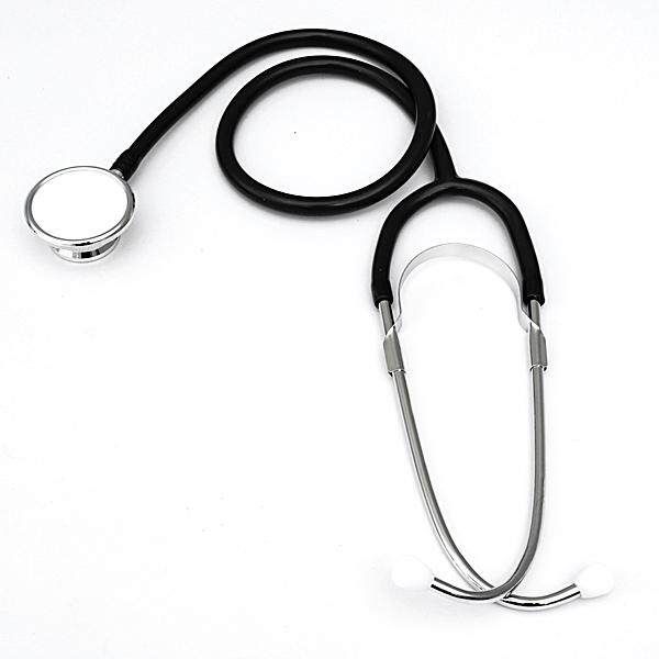 2pcs 2 Head EMT Stethoscope Doctor Nurse Vet Health Black