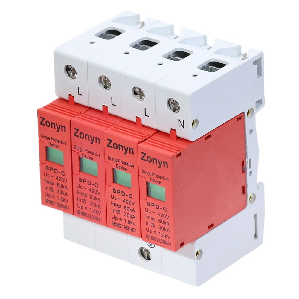 Surge 420V Quality House SPD Protector High 30KA~60KA 4P