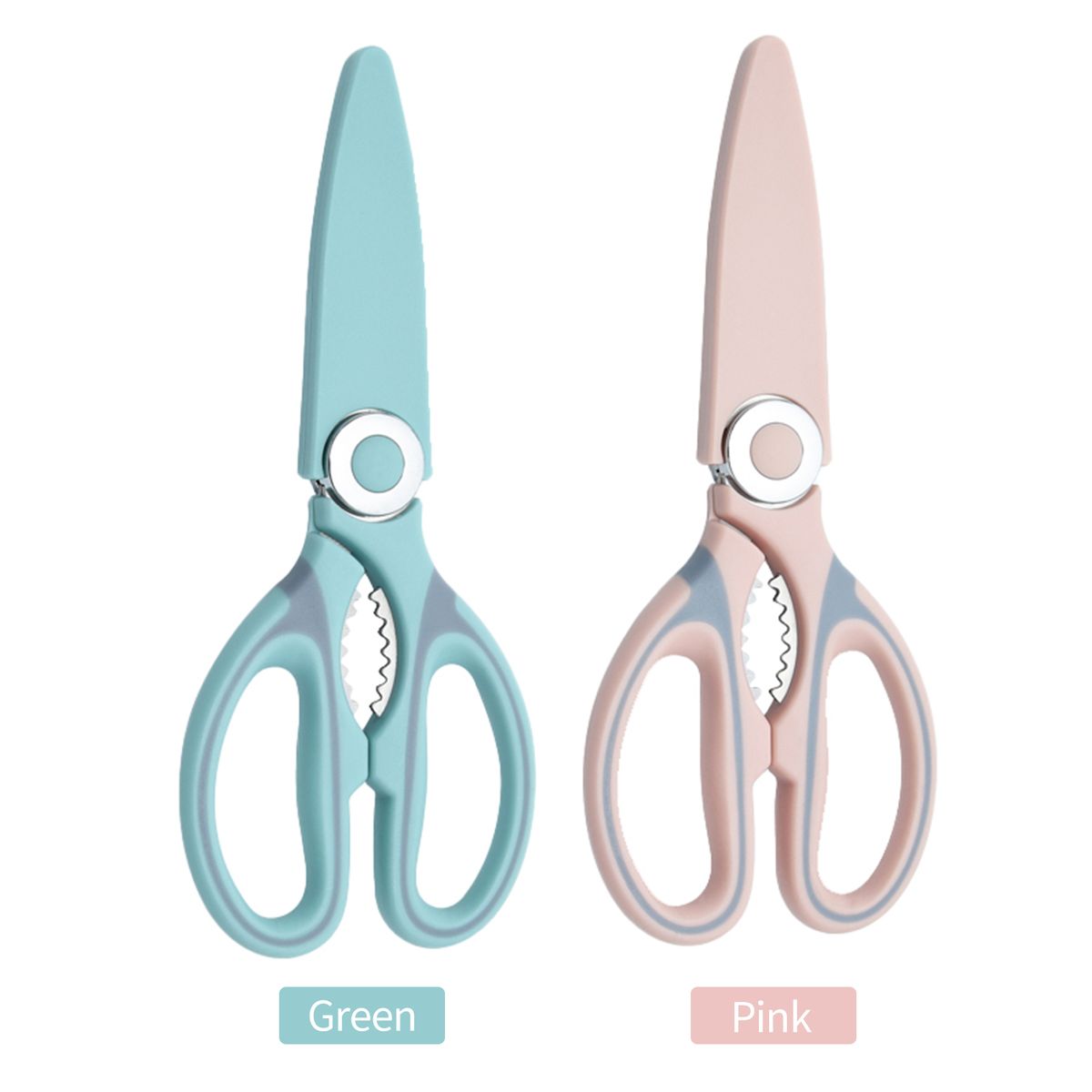 Poultry Shears With Protective Cover Stainless Steel Kitchen