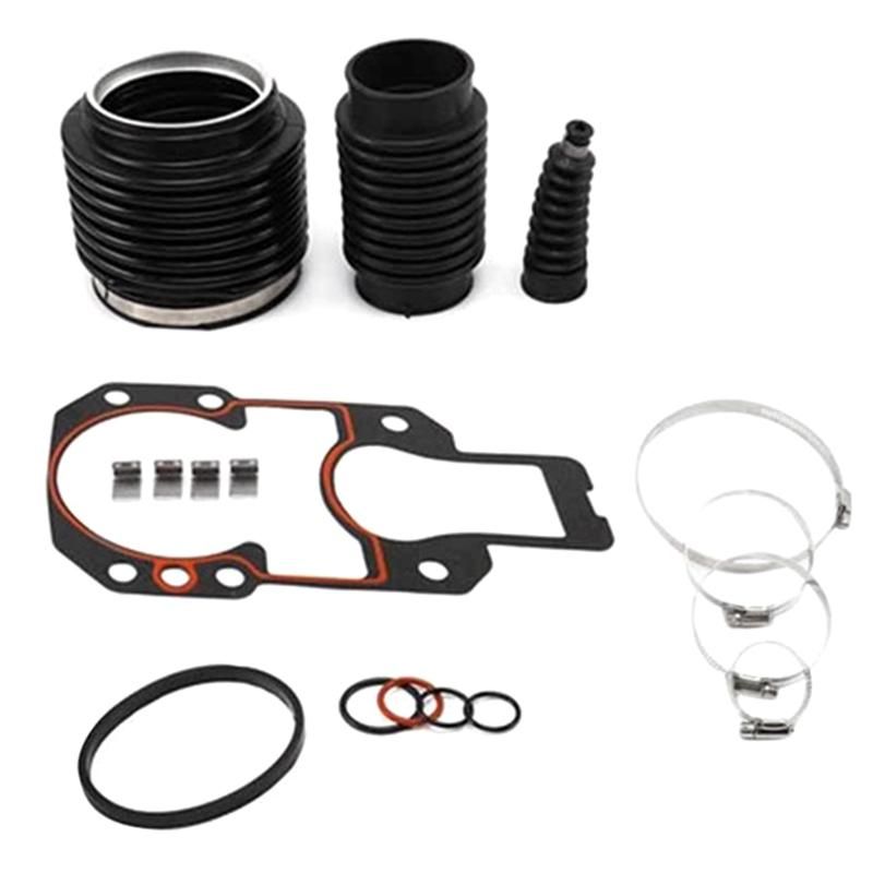 Exhaust Shift Cable Bellows Kit for Mercruiser Alpha One Gen 2 Drives W Gasket 18654A1 74639A2 816431A1 27-94996Q2