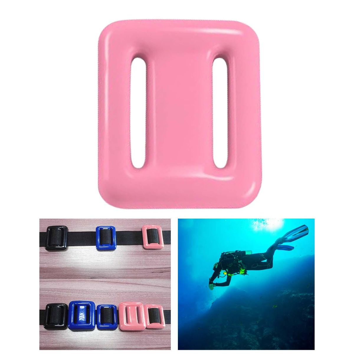 Solid Scuba Weights Diving Dive Swimming Parts Sport PVC Pink 500g