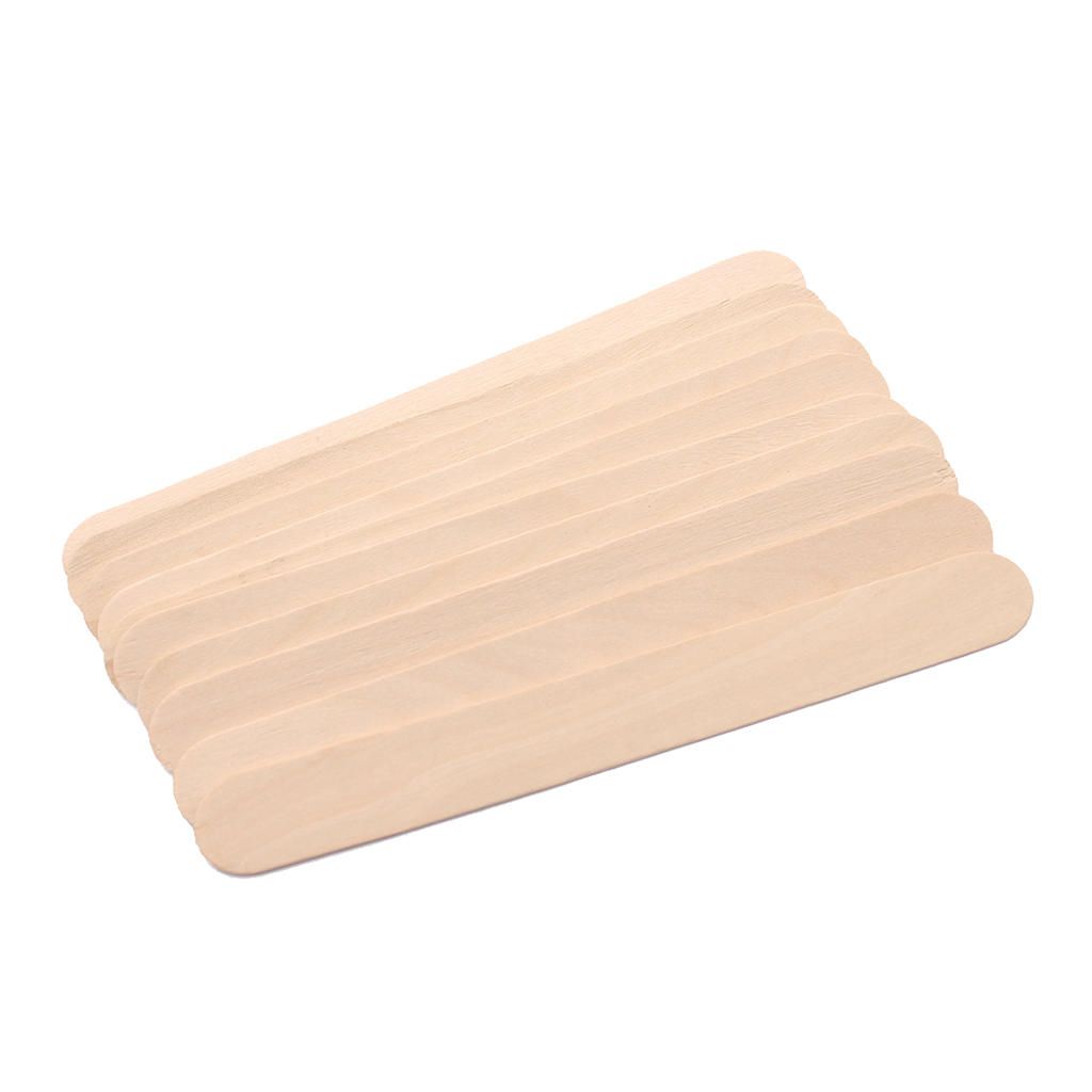 100Pcs Wooden Body Hair Removal Stick  Waxing Applicator Disposable