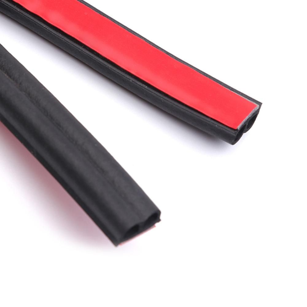 5M Car Door Seal Strips Auto Rubber Seals Sticker Noise Insulation B Shape Weatherstrip Rubber Seals Dustproof Automobiles Interior Accessories