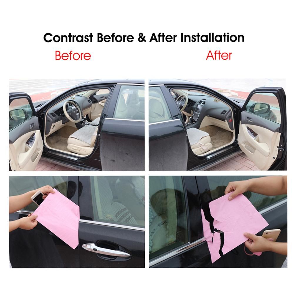 5M Car Door Seal Strips Auto Rubber Seals Sticker Noise Insulation B Shape Weatherstrip Rubber Seals Dustproof Automobiles Interior Accessories