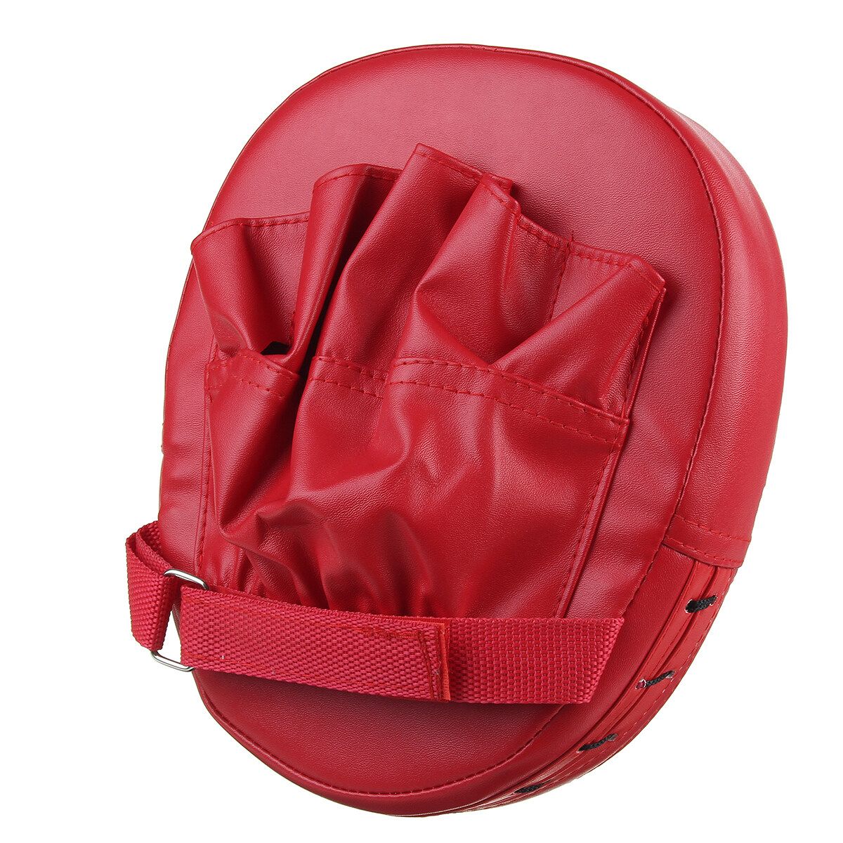 Comfortable Thai Kick Shield Boxing Mitt Focus Target Punch Pad Glove Punching Karate Training PU Foam Red