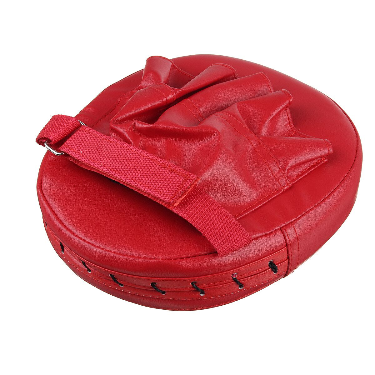 Comfortable Thai Kick Shield Boxing Mitt Focus Target Punch Pad Glove Punching Karate Training PU Foam Red