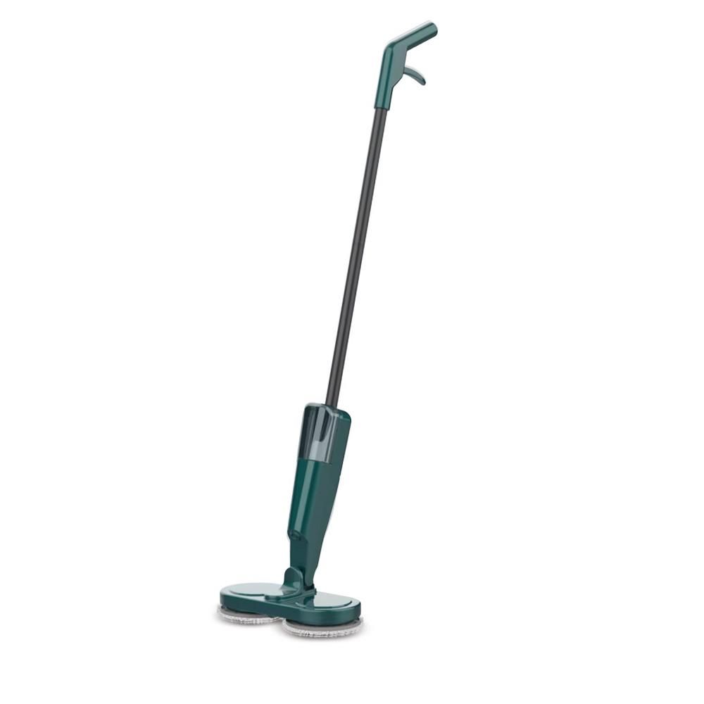 Cordless Electric Mop Dual-Motor Low Noise Electric Spin Mop with Transparent Water Tank for Tile Hardwood Marble USB Charging Handheld Electric Mops for Floor Cleaning
