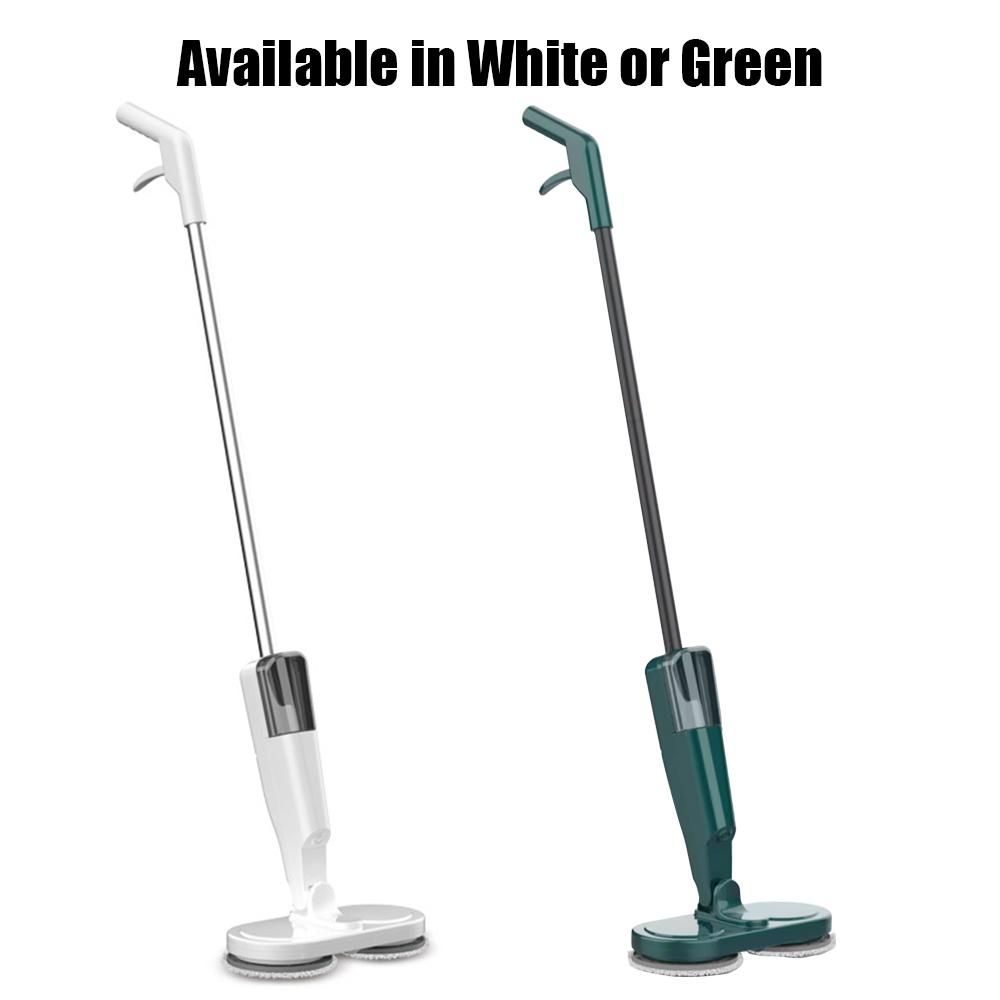Cordless Electric Mop Dual-Motor Low Noise Electric Spin Mop with Transparent Water Tank for Tile Hardwood Marble USB Charging Handheld Electric Mops for Floor Cleaning