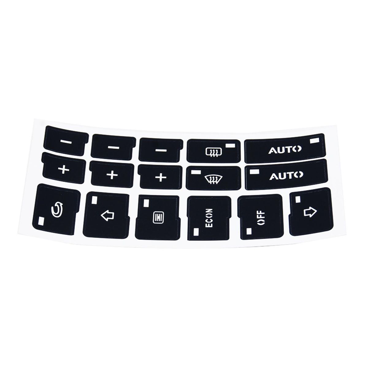Radio Button Stickers Stereo Navigation Button Repair Decals Control Button Repair Stickers Replacement For Audi A4 B6 B7 2000-2004