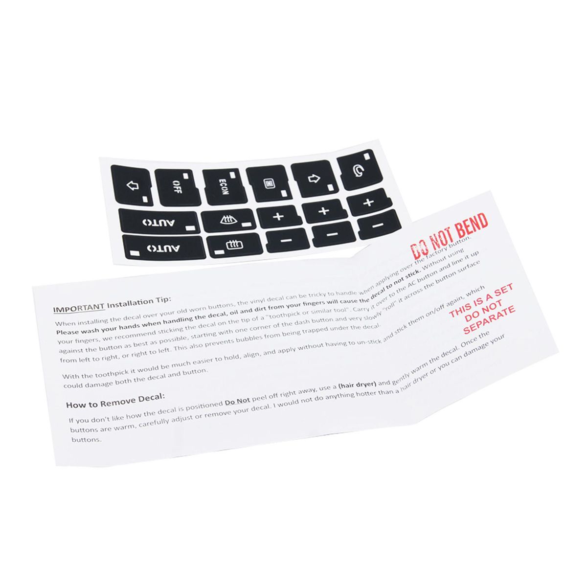 Radio Button Stickers Stereo Navigation Button Repair Decals Control Button Repair Stickers Replacement For Audi A4 B6 B7 2000-2004