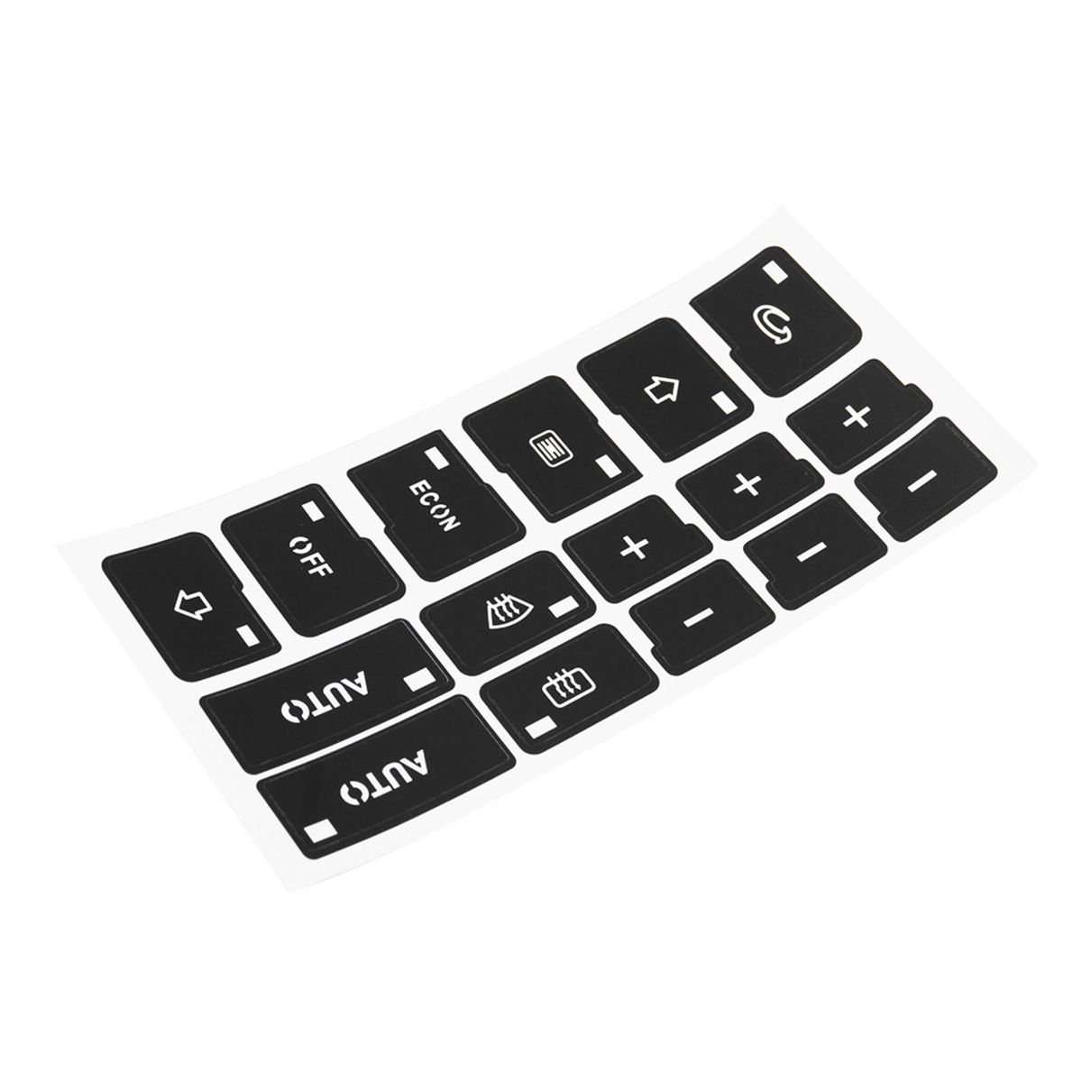 Radio Button Stickers Stereo Navigation Button Repair Decals Control Button Repair Stickers Replacement For Audi A4 B6 B7 2000-2004