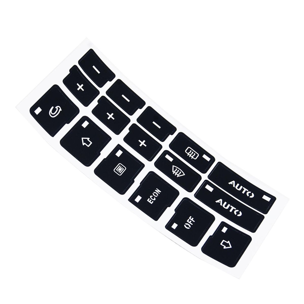 Radio Button Stickers Stereo Navigation Button Repair Decals Control Button Repair Stickers Replacement For Audi A4 B6 B7 2000-2004