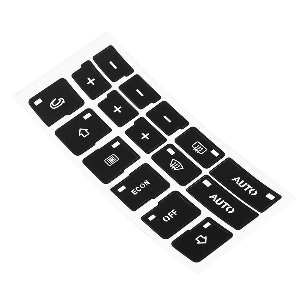 Radio Button Stickers Stereo Navigation Button Repair Decals Control Button Repair Stickers Replacement For Audi A4 B6 B7 2000-2004