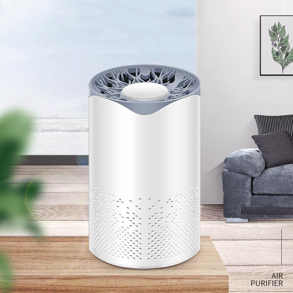 UV Ultraviolet Air Purifier Health UV Cleaner Device 5-layer Filtration Desktop USB Air Cleaner for Home Office Car Wardrobe