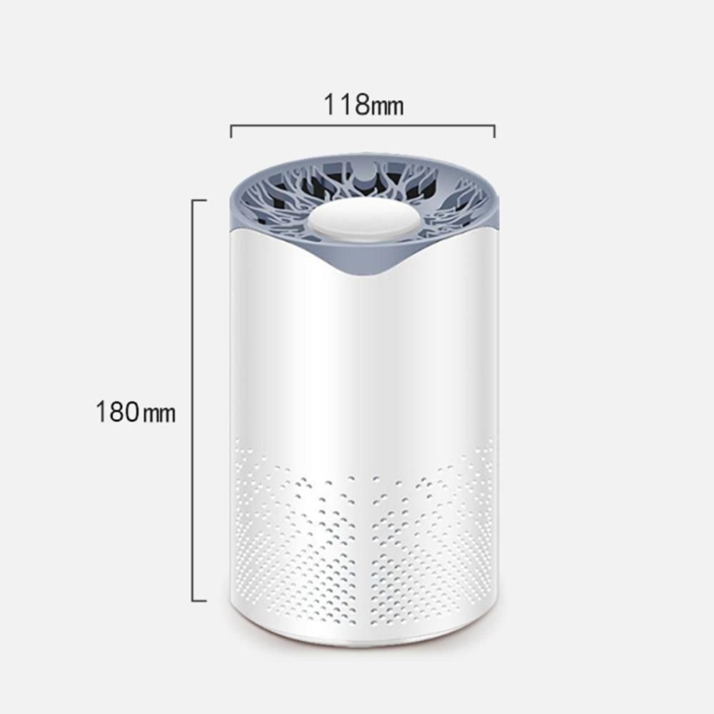 UV Ultraviolet Air Purifier Health UV Cleaner Device 5-layer Filtration Desktop USB Air Cleaner for Home Office Car Wardrobe