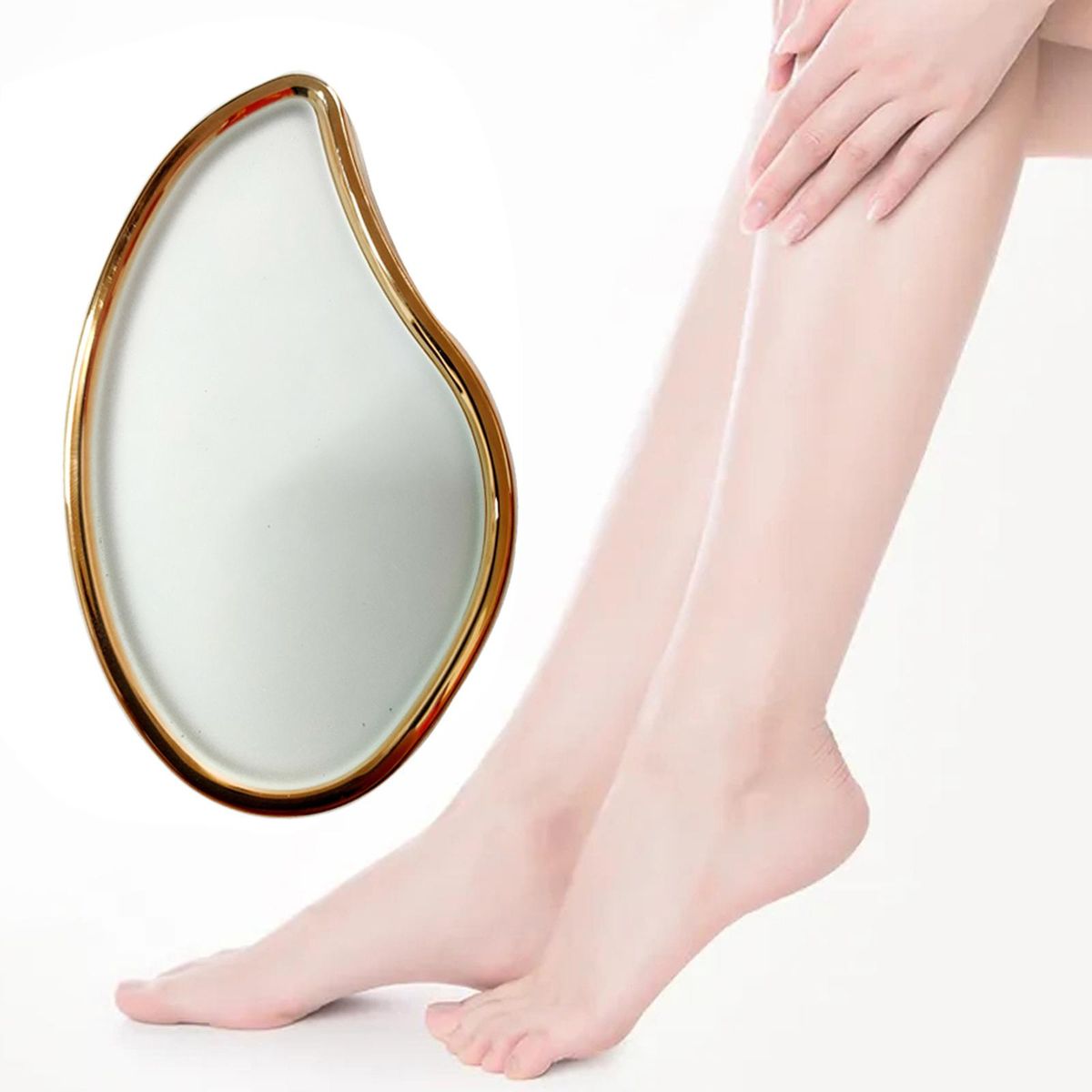 Physical Epilators Glass Painless Hair Removal Golden